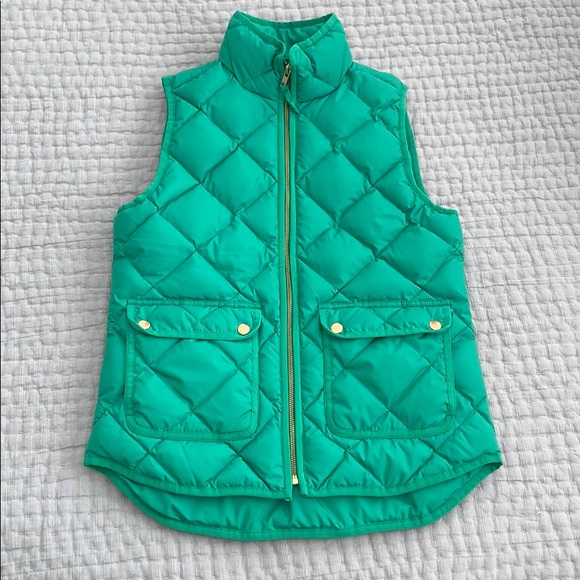 J Crew Excursion Quilted Down Vest - Picture 2 of 8